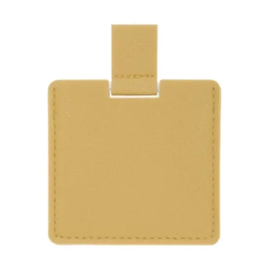 Unique Bargains Durable Square Makeup Mirror 1 Pc Light Pink image {11}