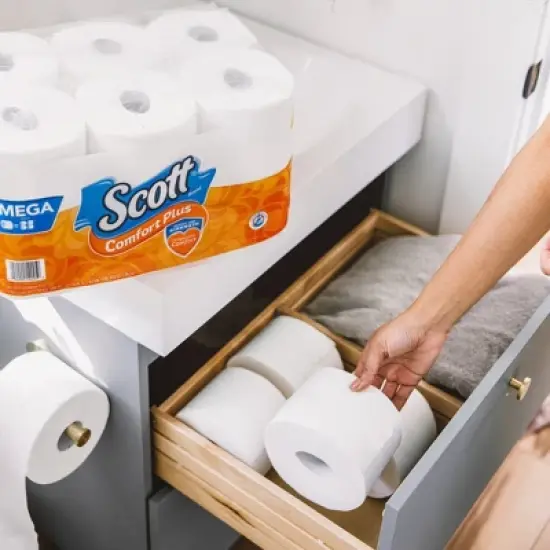 Scott ComfortPlus Septic-Safe 1-Ply Toilet Paper image {4}