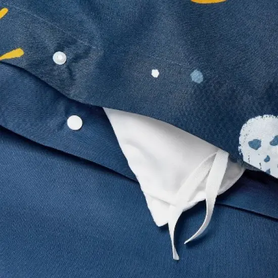 Space Kids' Duvet Cover Navy - Pillowfort&trade; image {2}