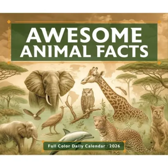 Willow Creek Press 2026 Awesome Animal Facts Box Calendar image {4}