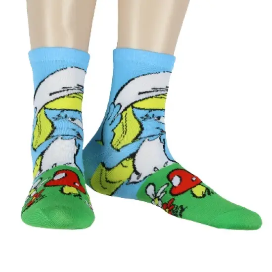 The Smurfs Women's Character Designs 5-Pack Ankle Socks Multicolored image {3}