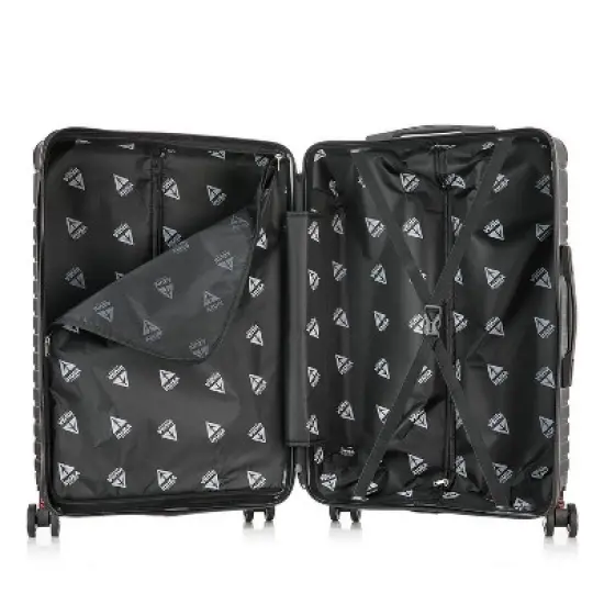 InUSA Deep Lightweight Hardside Large Checked Spinner Suitcase image {3}