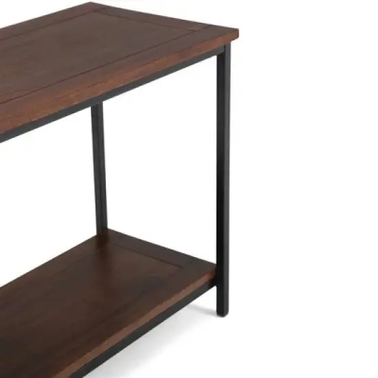 54" Rhonda Console Sofa Table Dark Cognac Brown - WyndenHall image {2}