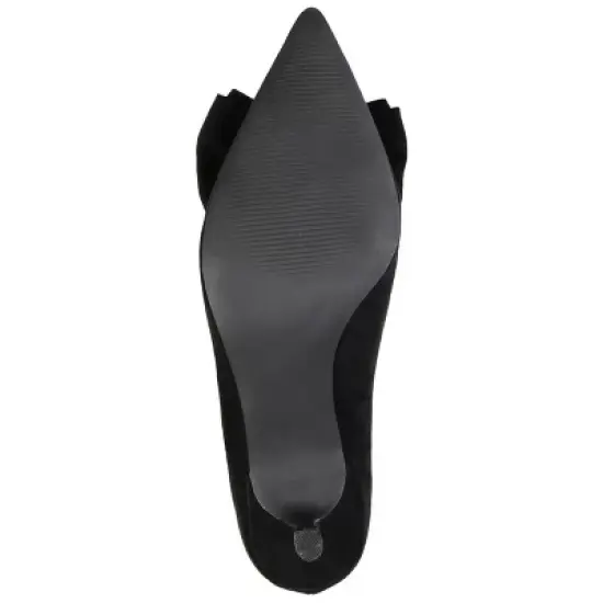 Journee Collection Womens Orana Pointed Toe Kitten Heel Pumps image {4}