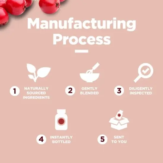 Phytoral Hawthorn Complex, Pure Antioxidant Hawthorn Berry Supplement with Leaf & Flower Extract for Heart & Digestion Health, Energy Support, 120ct image {6}