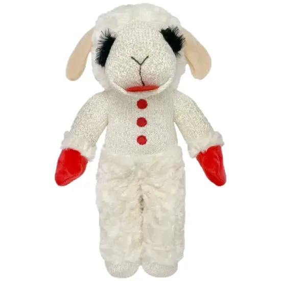 Multipet 13" Standing Lamb Chop Dog Interactive Plush Toy image {5}