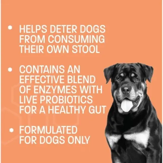 Pet Health Pros; Coprophagia Deterrent For Dogs; Enzyme-Rich, Probiotic-Infused, Breath Freshener; 60 Count image {3}
