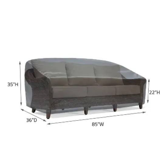 Summerset Shield Sofa Cover Ultimate Protection for Your Outdoor Furniture Mercury image {1}