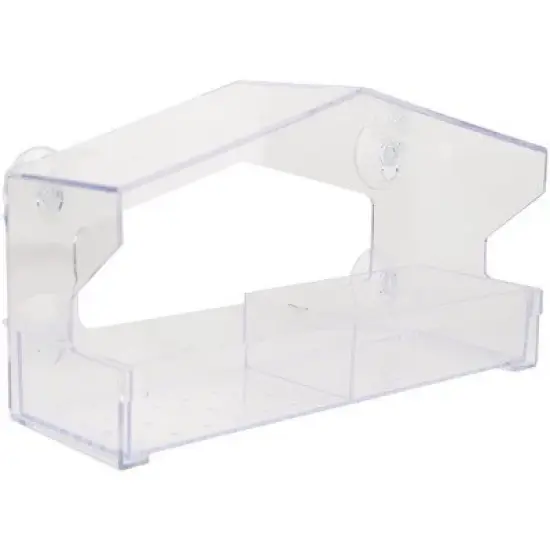 Perky-Pet Clear Plastic Window 1 Lb. Capacity Bird Feeder image {1}