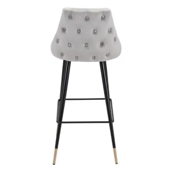 29.5" Luxe Velvet Barstool - ZM Home image {4}