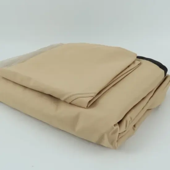 Sevobal Patio Umbrellas Outdoor Patio Gazebo Replacement Canopy, Double Tiered Gazebo Tent Roof Top Cover Only , Brown, 139.76"*116.14"*69.29" image {4}