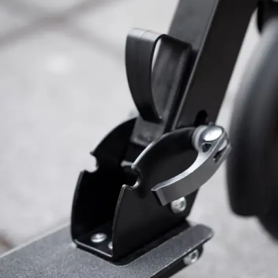 Soozier Folding Kick Scooter for 12 Years and Up for Adults and Teens, Push Scooter with 3-Level Height Adjustable Handlebar, Black image {5}