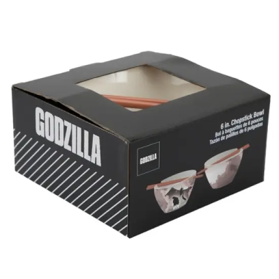 Godzilla 20 oz Ramen Bowl with Chopsticks image {5}