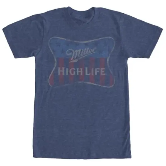 Men's Miller High Life Miller High Life American Flag T-Shirt image {6}
