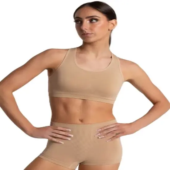 Capezio Women's Seamless Racerback Sports Bra image {3}