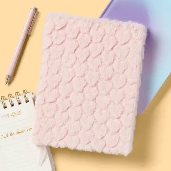 6"x8" Casebound Sculpted Fur Journal - up&up&trade; image {1}