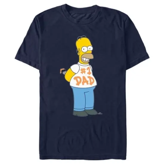 Men's The Simpsons #1 Dad Homer T-Shirt image {4}
