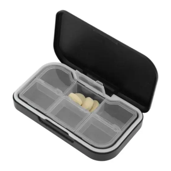 Unique Bargains 6 Grid Waterproof Pill Case 1 Pc image {5}