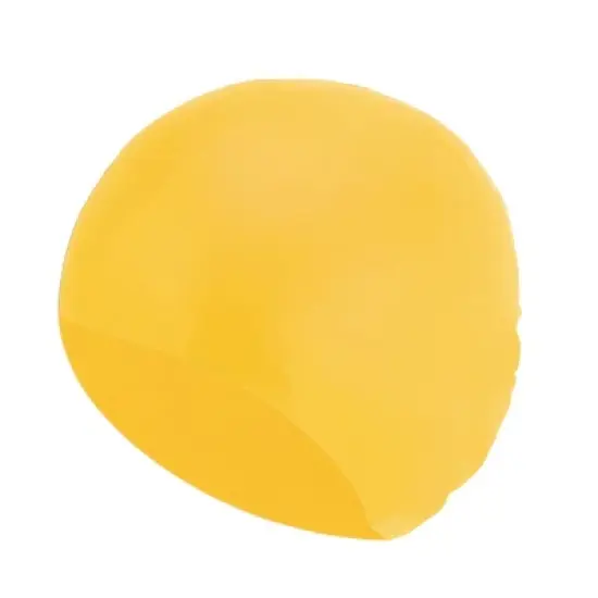 Unique Bargains Silicone Waterproof Solid Swim Cap 1 Pc image {14}