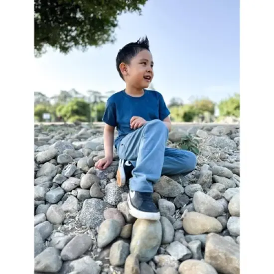 City Threads Boys USA-Made Soft Cotton 3-Pocket Jersey Pants - UPF 50+ image {2}