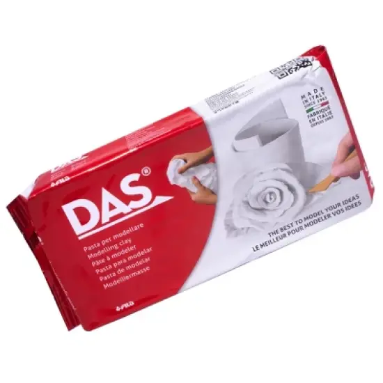 DAS&reg; Modeling Clay Air Hardening, White, 2.2lb, Pack of 2 image {1}