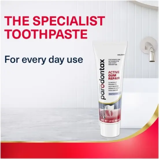 Parodontax Active Gum Repair Whitening Toothpaste - 6.8oz/2pk image {10}
