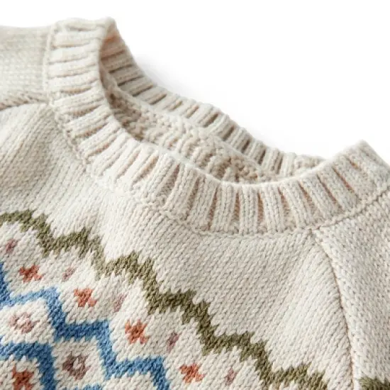 Little Planet By Carter's Organic Baby Boys' 2pc Sweater Set - Brown/Cream image {1}