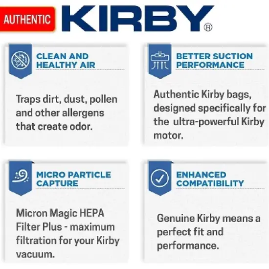 Kirby Allergen Reduction Filters, 204811 (6 pack) image {6}