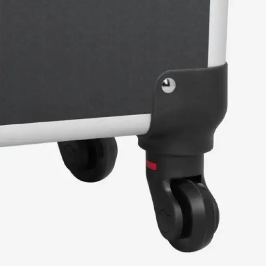 Yaheetech Rolling Aluminum 3 in 1 Makeup Case Trolley Makeup Beauty Box Case image {7}