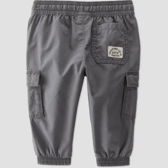 Little Planet by Carter&rsquo;s Baby Boys' 2pk Cargo Pants - Gray image {1}