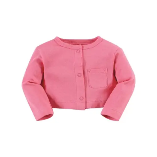 Hudson Baby Infant and Toddler Girl Cotton Dress and Cardigan Set, Cute-A-Saurus image {4}