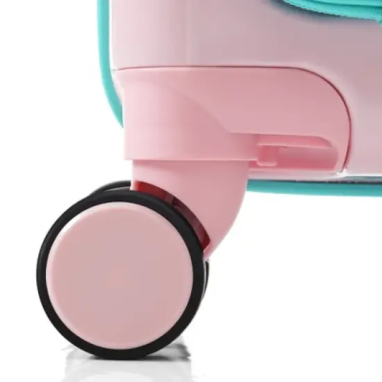 Wooakway 3-Piece Starry Sky White Luggage Set 20, 24, 28 Inch ABS+PC Hard Shell with USB Port Front Opening Spinner Wheels image {10}