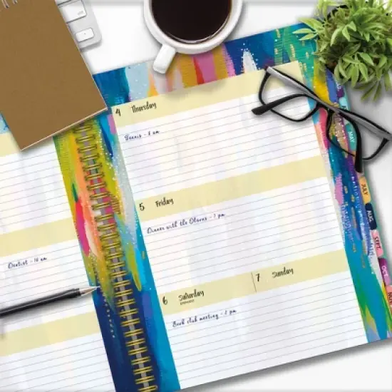 Lang 2024 Weekly/Monthly Planner 11"x9.5" Deluxe Ettavee image {6}