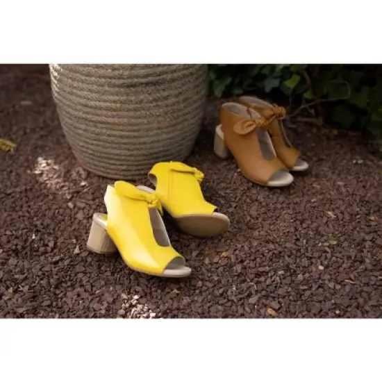 GC Shoes Kimora Bow-Tie Cut Out Block Heel Sandals image {7}