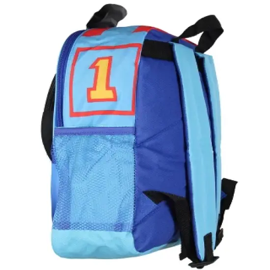Thomas The Train and Friends 14" Kids School Backpack For Toys w/ 3D Character Blue image {1}