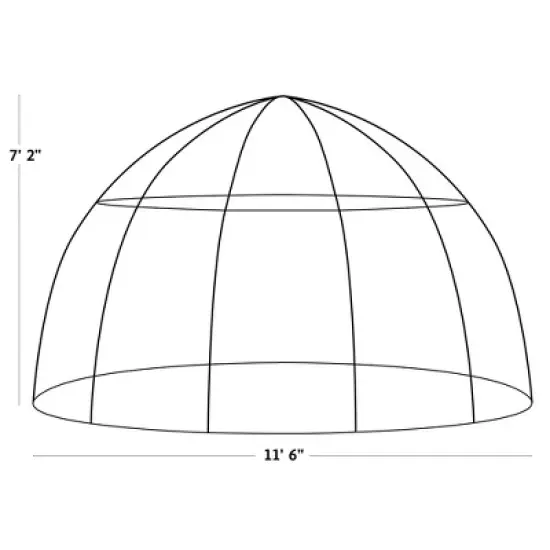 Tierra Garden Sunbubble - Walk-In Greenhouse image {1}