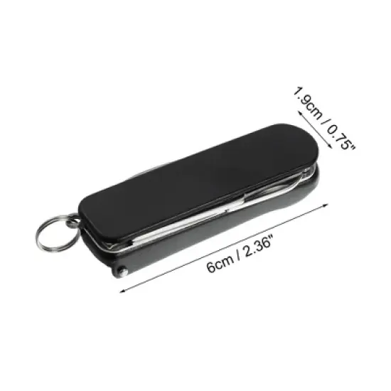 Unique Bargains Stainless Steel Multifunction Nail Clippers for Men and Women 1 Pc image {3}