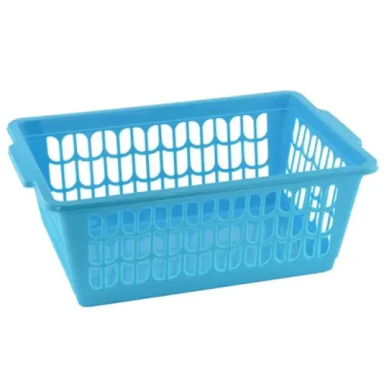 YBM HOME Plastic Perforated Storage Basket Bin Office Drawer, Shelf Desktop Countertop Tray Organizer image {8}