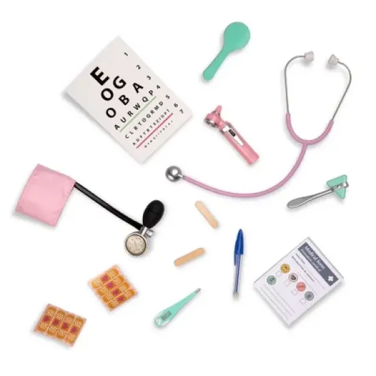 Our Generation Doctor Days Exam Table & Light-Up Otoscope Accessory Set for 18" Dolls image {7}