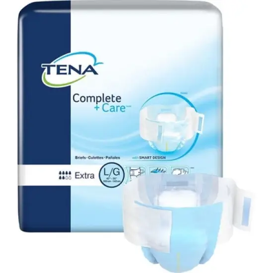 TENA Complete +Care Incontinence Briefs, Moderate Absorbency, Unisex image {3}