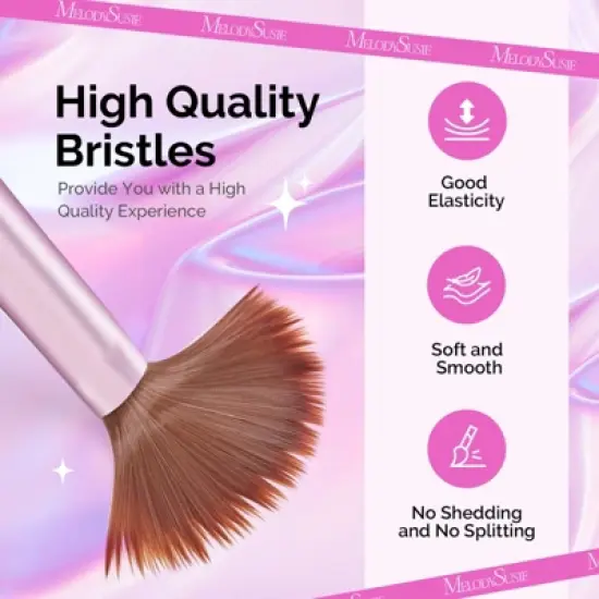 Acrylic Nail Brush Set (4Pcs) - Rose Gold image {1}