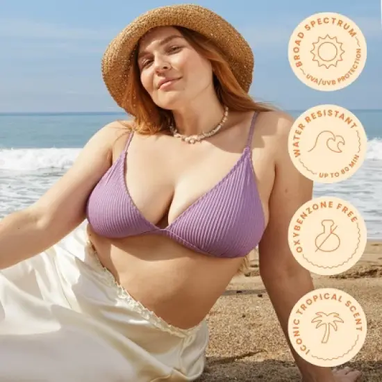 Hawaiian Tropic Silk Hydration Weightless Face Sunscreen - SPF 30 - 1.7oz image {4}