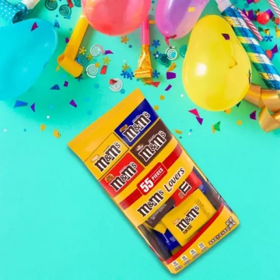 M&M's Variety Pack Fun Size Chocolate Candy Assortment - 55pc image {3}