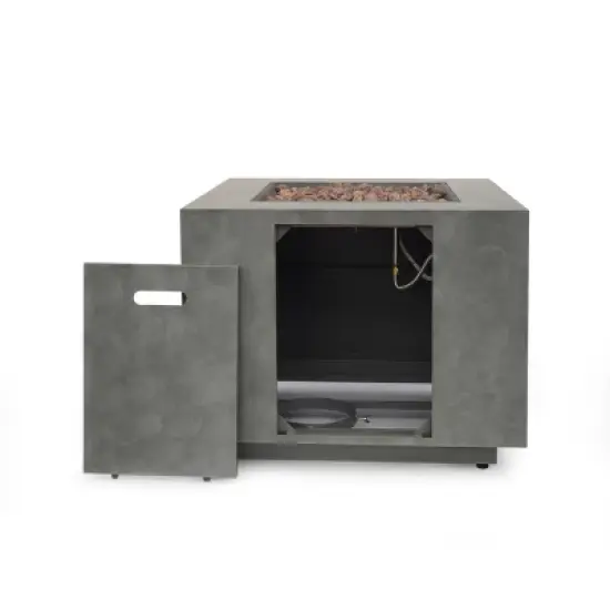 SQUARE IRON FIRE PIT-50 000 BTU image {5}