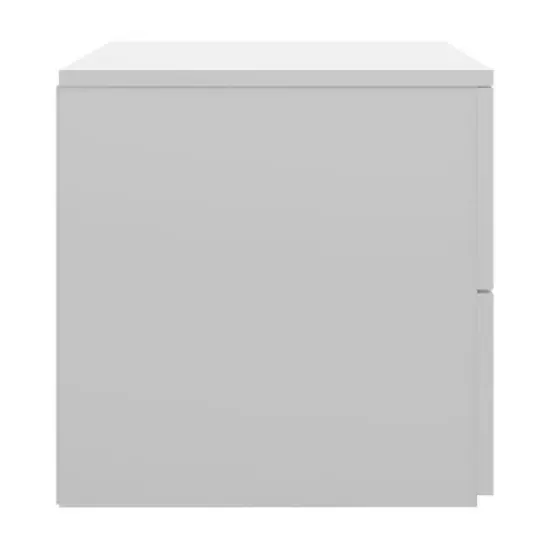 Delmar Wood 2 Drawer Nightstand Matte White - Hillsdale Furniture image {5}