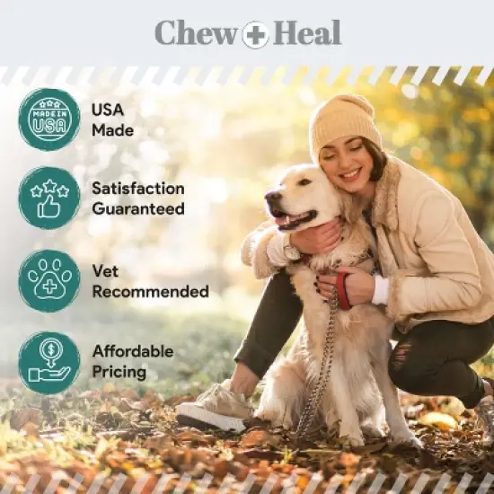 Chew + Heal Green Lipped Mussel Powder Joint & Ligament Health Supplement for Dogs & Cats, 6-oz jar image {7}
