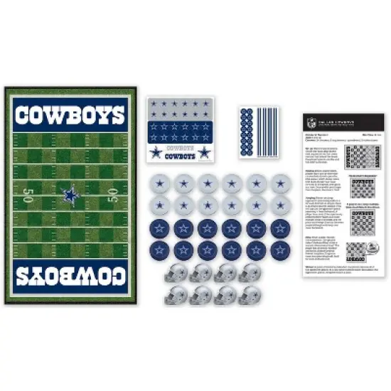 MasterPieces Officially licensed NFL Dallas Cowboys Checkers Board Game for Families and Kids ages 6 and Up image {2}
