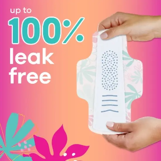 Always Radiant FlexFoam Teen Pads Regular Absorbency with Wings - Unscented - 28ct image {2}