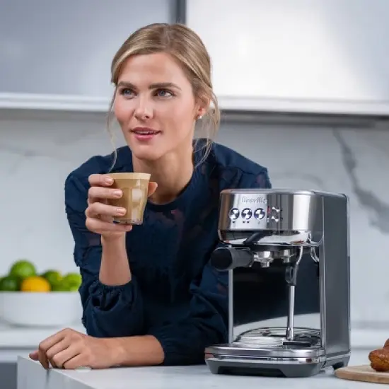 Breville Bambino Plus Stainless Steel Espresso Maker Silver BES500BSS image {8}