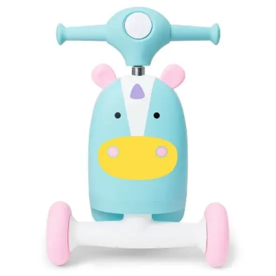Skip Hop Kids' 3-in-1 Ride On Scooter and Wagon Toy - Unicorn image {2}